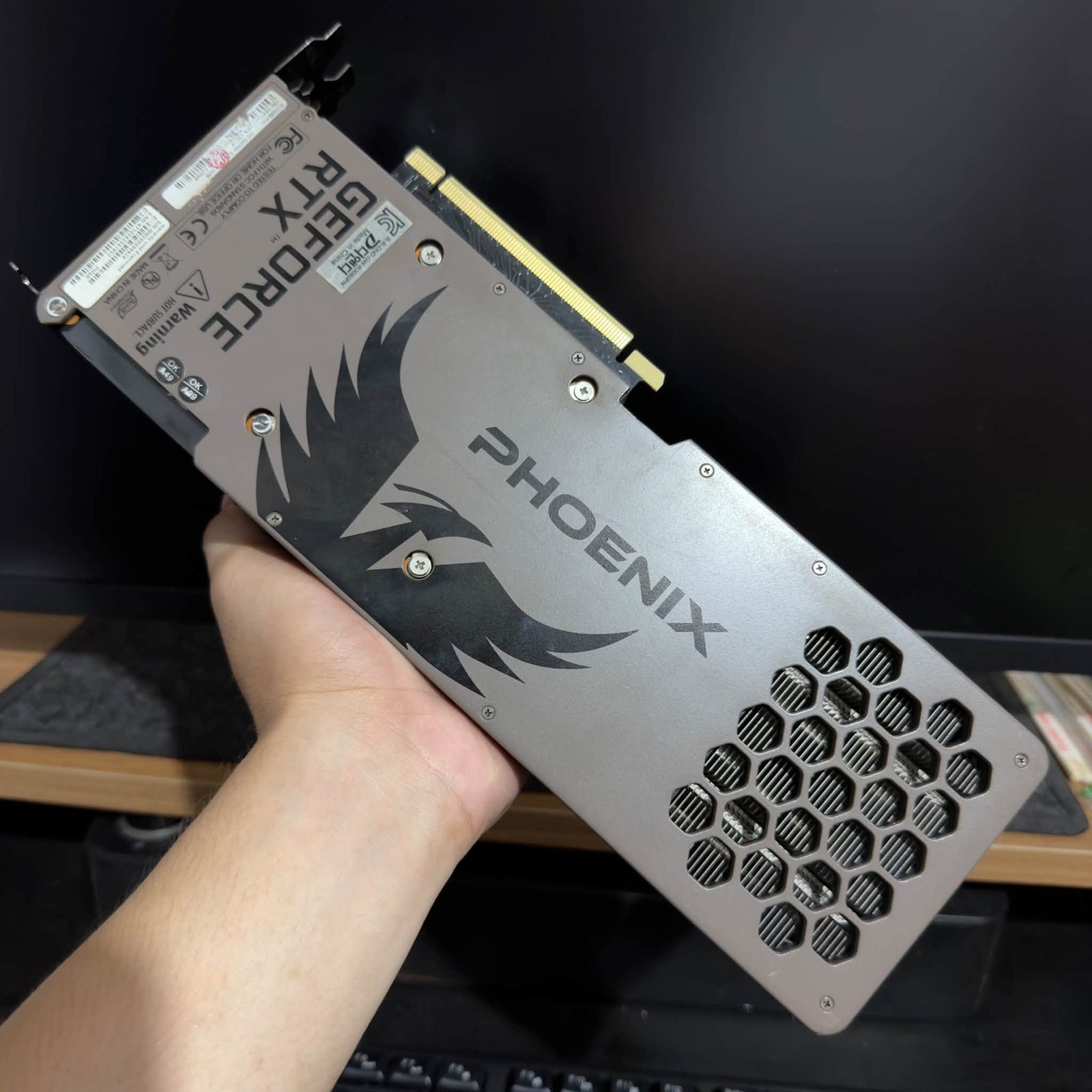 Inno3D Phoenix GeForce RTX backplate